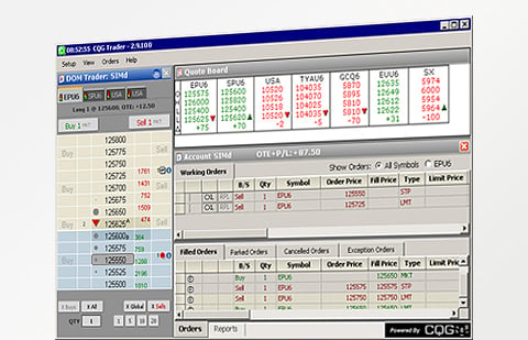CQG Trader - Trading Platform - AMP Futures